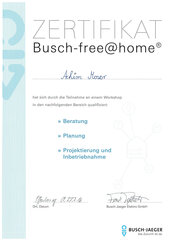 Achim Moser, Workshop Busch-free@home